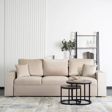 Розкладний диван Mebel Elit NICOLO Бежевий - 4 Розкладний диван Mebel Elit NICOLO Бежевий MGK.WIKI/VELLUTO2/SOF фото - 4