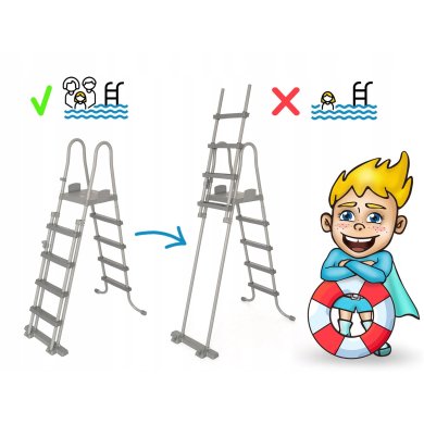 Каркасный бассейн Bestway 561KG APX 732х366х132 см Серый BES561KG фото - 2