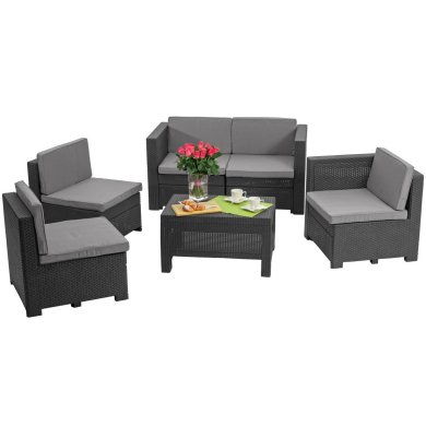 Комплект садовой мебели Keter PROVENCE Графит 227778-1 фото - 8