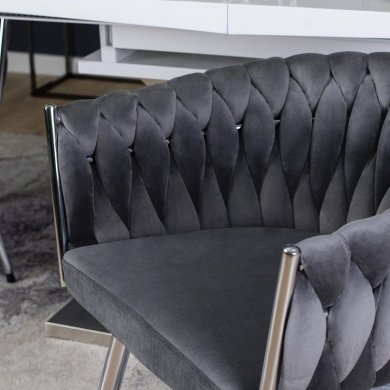 Обідній стілець Mebel Elit SIENA Сірий ME.SIENA/P/CH/V/K фото - 8