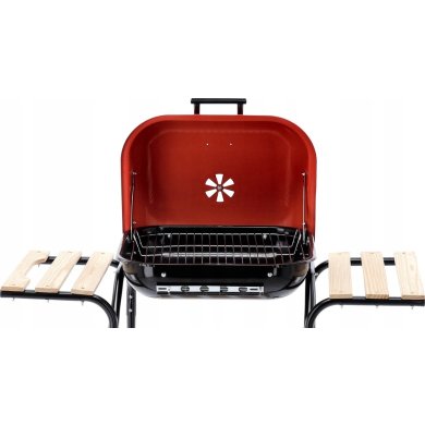 Угольный гриль Garden Line BBQ0155 Красный - 8 Угольный гриль Garden Line BBQ0155 Красный BBQ0155 фото - 8