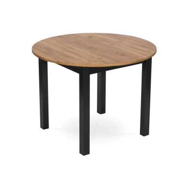 Обідній комплект меблів Mebel Elit HARRY RIO | Дуб крафт / Чорний / Гірчичний HARRY/DC/CZ/S/RIO/CU/V/Z4/K фото - 11