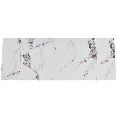 Розкладний обідній стіл Mebel Elit LUIGI Marmur Білий - 3 Розкладний обідній стіл Mebel Elit LUIGI Marmur Білий ME.LUIGI/B/KASZ/S160-240 фото - 3