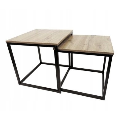 Комплект журнальных столов Kontrast SK101 2 шт Дуб сонома 6.06.28192 фото - 2