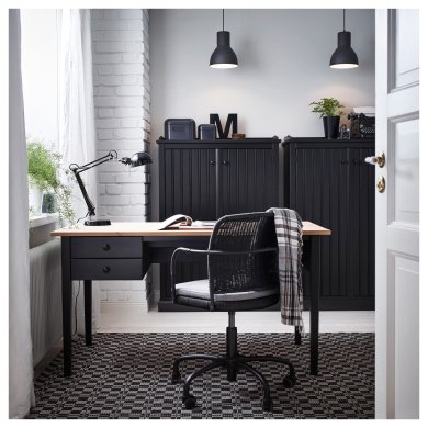 Письменный стол ARKELSTORP Черный - 6 IKEA Письменный стол ARKELSTORP Черный (ИКЕА АРКЕЛЬСТОРП) 60261037 фото - 6