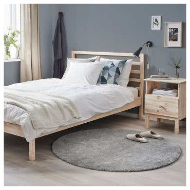 IKEA Ковер STOENSE 195 см Серый (ИКЕА СТОНСЕ) 80495592 фото - 7