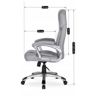 Офісне крісло Mebel Elit BARNI 2 Сірий - 10 Офісне крісло Mebel Elit BARNI 2 Сірий ME.BARNI2/P/T/FO фото - 10