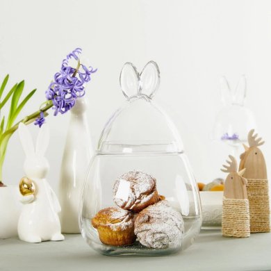 Декоративний контейнер Homla PRATA 21x31 см Прозрачный - 6 Декоративний контейнер Homla PRATA 21x31 см Прозрачный 202993 фото - 6