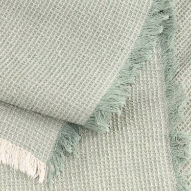 Покривало Homla WAFFEL 180х220 см Зелений 213759 фото - 2