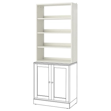 IKEA Стелаж HAVSTA Білий (ИКЕА ХАВСТА) 70388639 фото - 4