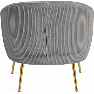 Кресло мягкое Mebel Elit STELLA Welur Серый ME.STELLA/P/ZL/V/FW фото - 5