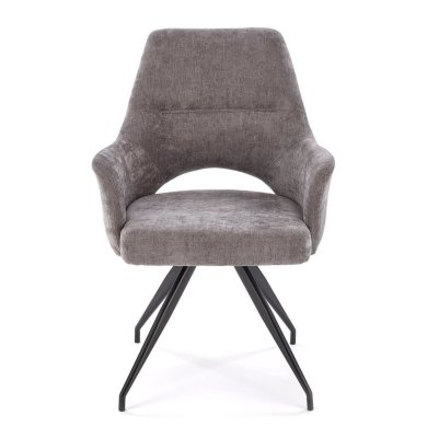 Обідній стілець поворотний Halmar K542 Попелястий V-CH-K/542-KR-POPIELATY фото - 5