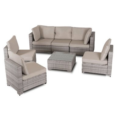 Комплект садовой мебели Mebel Elit COLUMBUS Бежевый ME.COLUMBUS/P/RT/OGR/ZES фото - 2