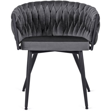 Обеденный стул Mebel Elit EMPOLI Welur Серый - 2 Обеденный стул Mebel Elit EMPOLI Welur Серый ME.EMPOLI/P/V/K фото - 2