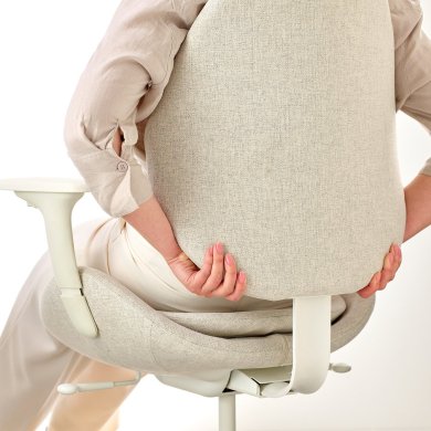 IKEA Офисное кресло HATTEFJALL Бежевый (ИКЕА ХАТТЕФЬЯЛЛЬ) 60538955 фото - 10