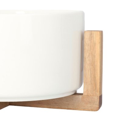 Салатник на подставке Homla FINCAN 20 см Белый 215962 фото - 3