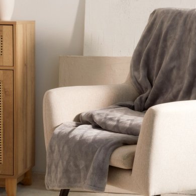 Плед Homla ROSS 150x200 см Сірий - 5 Плед Homla ROSS 150x200 см Сірий 200733 фото - 5