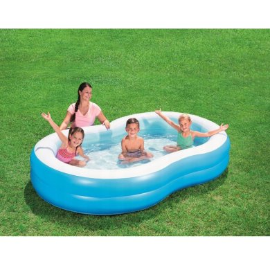 Надувной детский бассейн Bestway 54117B 262х157х46 см Синий BES54117B фото - 3