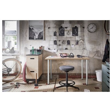 Столешница LINNMON 100х60 см Дуб - 2 IKEA Столешница LINNMON 100х60 см Дуб (ИКЕА ЛИННМОН) 70473604 фото - 2