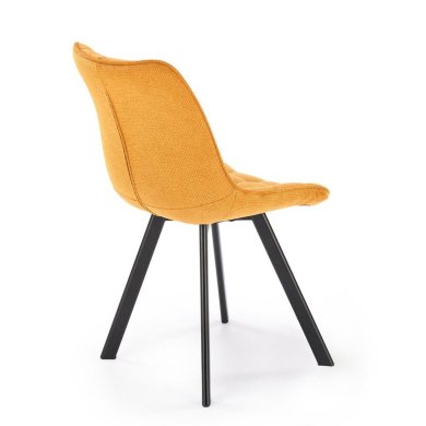 Обеденный стул Halmar K549 Горчичный - 3 Обеденный стул Halmar K549 Горчичный V-CH-K/549-KR-MUSZTARDOWY фото - 3