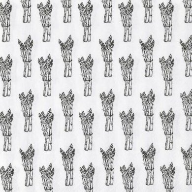 Салфетки Duka Sparris | Белый / Черный 2220593 фото - 2