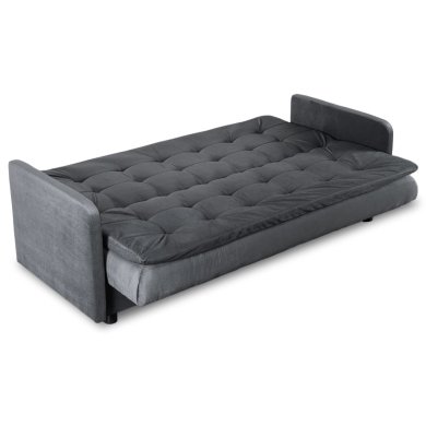 Розкладний диван Mebel Elit STELLA Welur Сірий PPHUE.TIKO/PAROS6/WER фото - 4