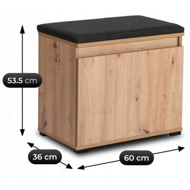 Прихожая Mebel Elit VENORNA 90 см Дуб артизан W.VENORNA/90/DA/PRZEDPO/ZES фото - 12