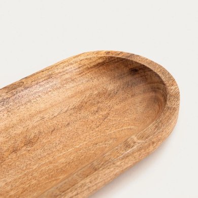 Сервірувальне блюдо Homla KESAR MANGO 35x11 см Дерево 244077 фото - 3