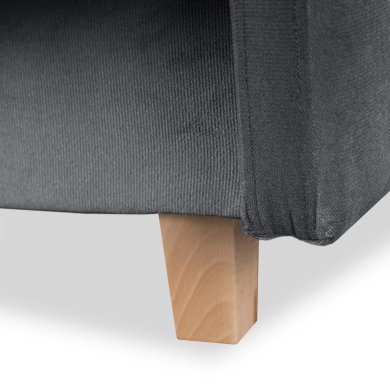 Розкладний диван Mebel Elit CUBA Welur Сірий PPHUE.BALI/PAROS6/WER фото - 9