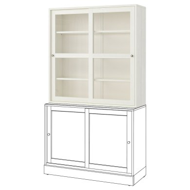 IKEA Вітрина HAVSTA (ИКЕА ХАВСТА) 30422174