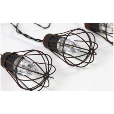Декоративна гірлянда на сонячній батареї Garden Line 10 LED 1,8 м Теплий-білий SOL3644 фото - 3