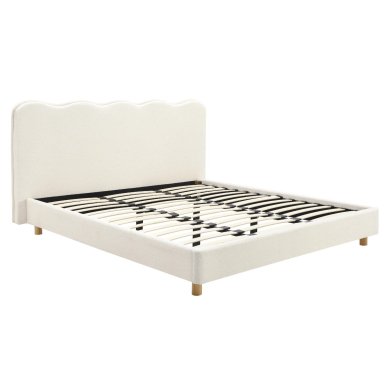 Кровать Mebel Elit IZMIR Boucle 180x200 см Кремовый ME.IZMIR/180/KR/TB/LOZ фото - 2