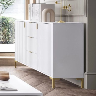 Комод Mebel Elit TORELLO Білий - 4 Комод Mebel Elit TORELLO Білий W.FLINN/FL08/B/ZL/KOM2D3S фото - 4