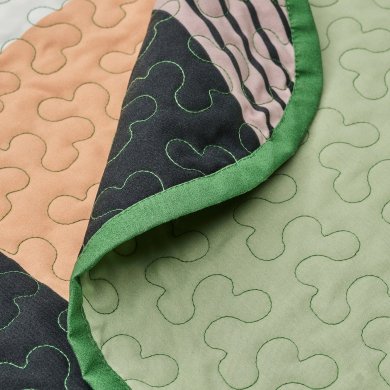 IKEA Плед TALLSVARMARE 250х260 см Різнокольоровий (ИКЕА ТАЛЛСВАРМАРЕ) 60574255 фото - 4