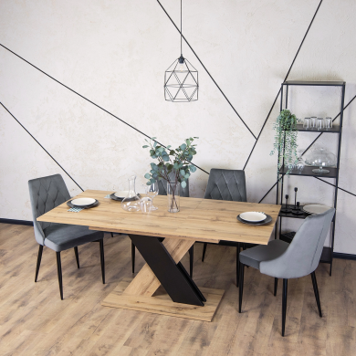 Обеденный стул Mebel Elit CORK Welur Серый ME.CORK/P/V/K фото - 8