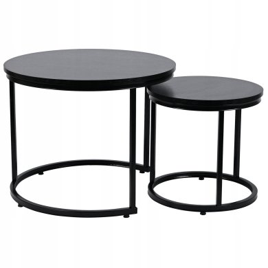 Комплект журнальных столов Kontrast SK115CZ Черный - 2 Комплект журнальных столов Kontrast SK115CZ Черный 6.06.14690 фото - 2