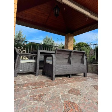 Комплект садовой мебели Keter CORFU FIESTA Коричневый 258945 фото - 10