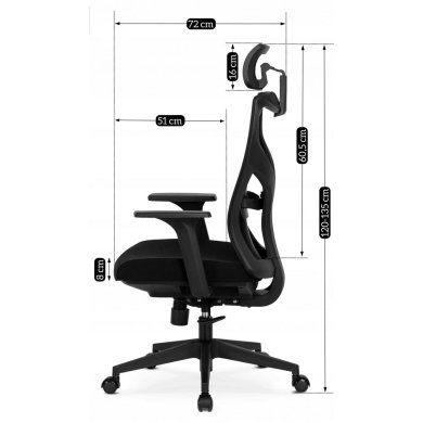 Офисное кресло Mebel Elit SPIRAL Черный ME.SPIRAL/CZ/T/FO фото - 17