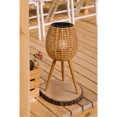 Декоративний світильник на сонячній батареї Garden Line LAP6068 Бежевий LAP6068 фото - 3