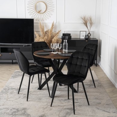 Обідній стіл Mebel Elit LAUREN 80 см Дуб рустік ME.LAUREN/RU/CZ/S80 фото - 4