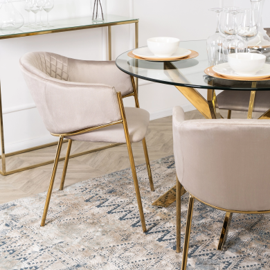 Обідній стілець Mebel Elit INNES Welur Бежевий ME.INNES/BZ/ZL/V/K фото - 9