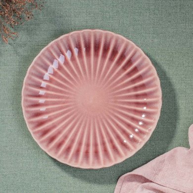 Обеденная тарелка Homla MELIDA 27 см Розовый 235889 фото - 4