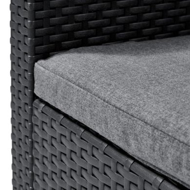 Садовий диван Keter MOOREA 3 Графіт - 3 Садовий диван Keter MOOREA 3 Графіт 252960 фото - 3