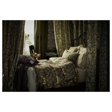 IKEA Комплект постельного белья KARRDUNORT 150x200 см Принт (ИКЕА КАРРДУНОРТ) 10536322 фото - 6