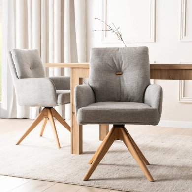 Обеденный стул поворотный Mebel Elit BIANCO Серый ME.BIANCO/P/T/K фото - 6