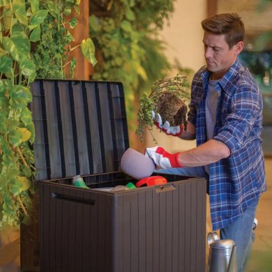 Садовый ящик Keter CITY 113 л Коричневый 246942 фото - 4