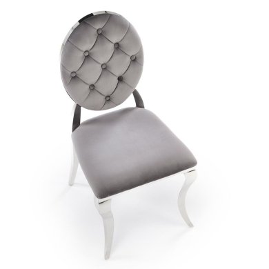 Обеденный стул Halmar K555 Пепельный - 7 Обеденный стул Halmar K555 Пепельный V-CH-K/555-KR фото - 7