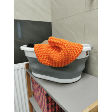 Складаний кошик для білизни Kontrast 24 л Білий Kuc000028 фото - 11