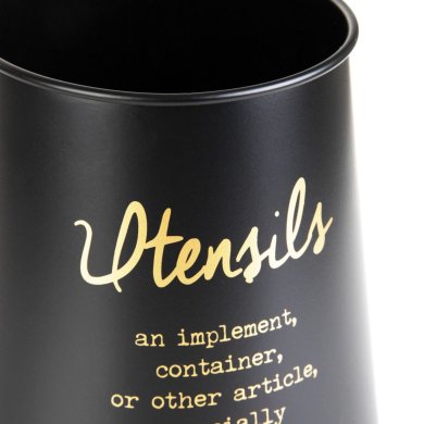 Контейнер для столових приладів Homla ESCILLE 14x14 см Чорний - 2 Контейнер для столових приладів Homla ESCILLE 14x14 см Чорний 226421 фото - 2