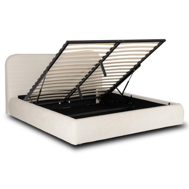 Кровать Mebel Elit BRISTOL Boucle 180x200 см Кремовый ME.BRISTOL/180/KR/TB/LOZZPOJ фото - 2